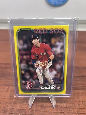 Cheap Sneaks Footwear/Sports Cards Baseball Card Bobby Dalbec 2024 Topps #543  Yellow parallel Red Sox