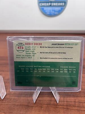 Cheap Sneaks Footwear/Sports Cards Baseball Card Bobby Doerr 2023 Topps Chrome Platinum Anniversary Refractor #473 Bost