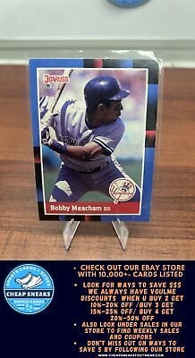 Cheap Sneaks Footwear/Sports Cards Baseball Card Bobby Meacham 1988 Donruss #616 New York Yankees