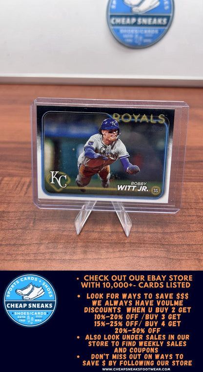 Cheap Sneaks Footwear/Sports Cards Baseball Card Bobby Witt Jr. 2024 Topps #254 Kansas City Royals