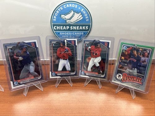 Cheap Sneaks Footwear/Sports Cards Baseball Card Boston Red Sox (4) Card 2024 Bowman Chrome Prospect Rafaela , Garcia,