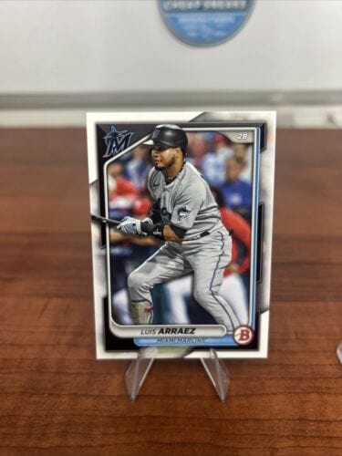 Cheap Sneaks Footwear/Sports Cards Baseball Card Bowman 2024 Luis Arraez #51 Miami Marlins Baseball Card