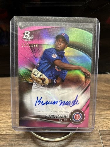 Cheap Sneaks Footwear/Sports Cards Baseball Card Bowman Platinum 2022 Kevin Made Pink Parallel Auto RC Rookie 137/199 C