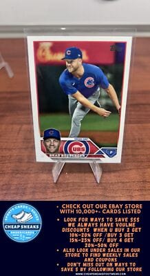 Cheap Sneaks Footwear/Sports Cards Baseball Card Brad Boxberger 2023 Topps #590 Chicago Cubs
