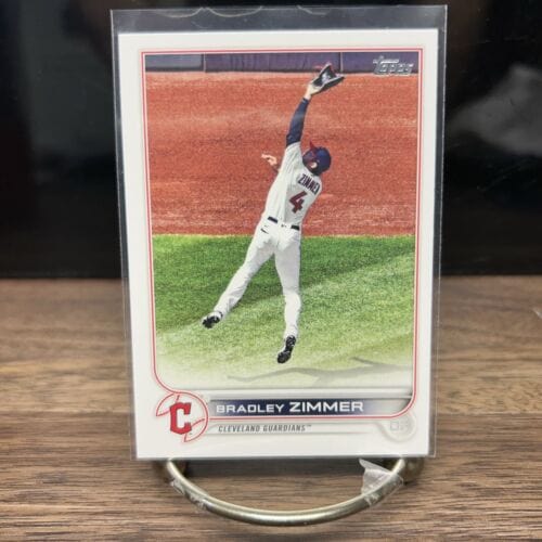 Cheap Sneaks Footwear/Sports Cards Baseball Card Bradley Zimmer 2022 Topps Baseball Series 2 #407 MLB Cleveland Guardia