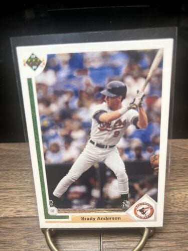 Cheap Sneaks Footwear/Sports Cards Baseball Card BRADY ANDERSON BALTIMORE ORIOLES 1991 Upper Deck Baseball Card #148