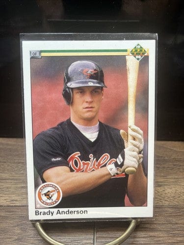 Cheap Sneaks Footwear/Sports Cards Baseball Card Brady Anderson Baltimore Orioles OF 1990 Upper Deck Baseball Card #290