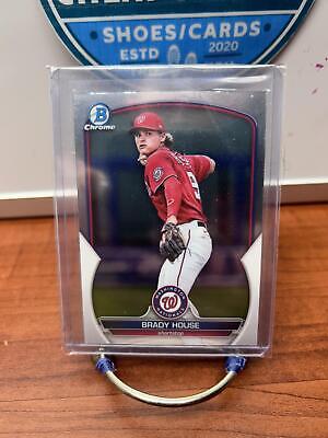 Cheap Sneaks Footwear/Sports Cards Baseball Card Brady House 2023 Bowman Chrome Prospects #BCP-68 Washington Nationals