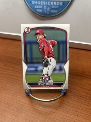 Cheap Sneaks Footwear/Sports Cards Baseball Card Brady House 2023 Bowman Chrome Prospects Lunar Glow Refractor #BCP-68