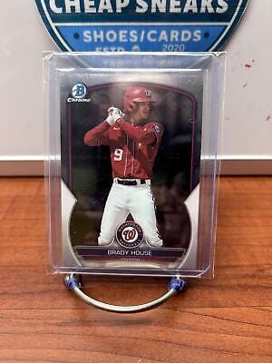 Cheap Sneaks Footwear/Sports Cards Baseball Card Brady House 2023 Bowman Draft Chrome #BDC-77 Nationals