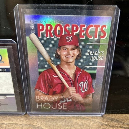 Cheap Sneaks Footwear/Sports Cards Baseball Card Brady House Lot (2) 2023 Bowman Modern Prospects, Scouts Top 100 Natio