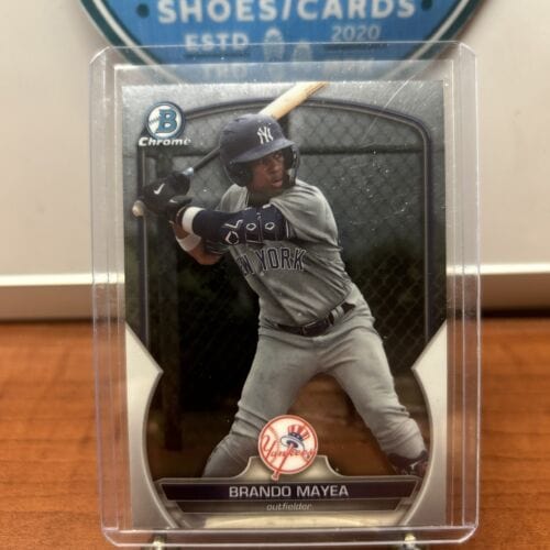 Cheap Sneaks Footwear/Sports Cards Baseball Card Brando Mayea 2023 Bowman Draft Chrome #BDC-66 New York Yankees