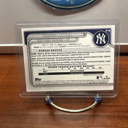 Cheap Sneaks Footwear/Sports Cards Baseball Card Brando Mayea #BP-84 2024 Bowman Prospects New York Yankees