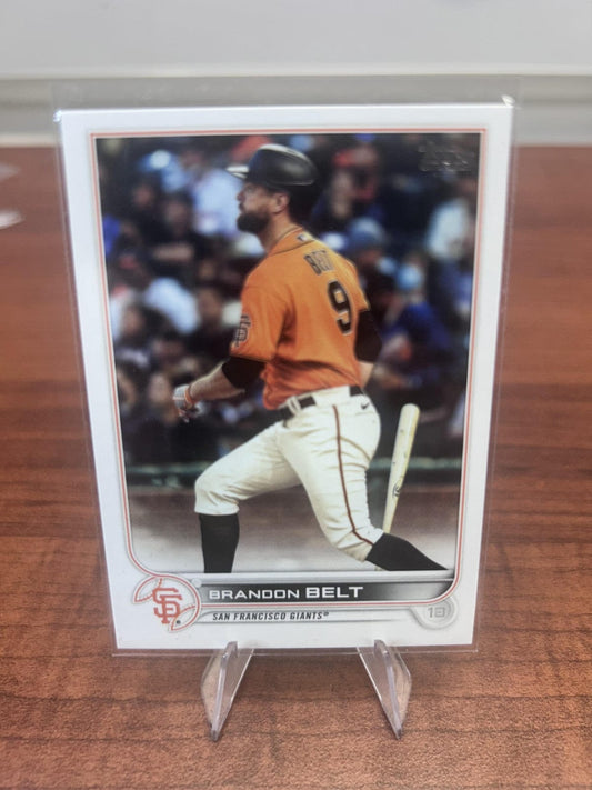 Cheap Sneaks Footwear/Sports Cards Baseball Card Brandon Belt 2022 Topps #632 San Francisco Giants