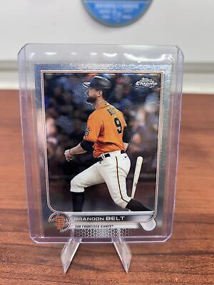 Cheap Sneaks Footwear/Sports Cards Baseball Card Brandon Belt 2022 Topps Chrome Baseball Card #26 San Francisco Giants