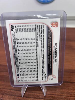 Cheap Sneaks Footwear/Sports Cards Baseball Card Brandon Belt 2022 Topps Chrome Baseball Card #26 San Francisco Giants