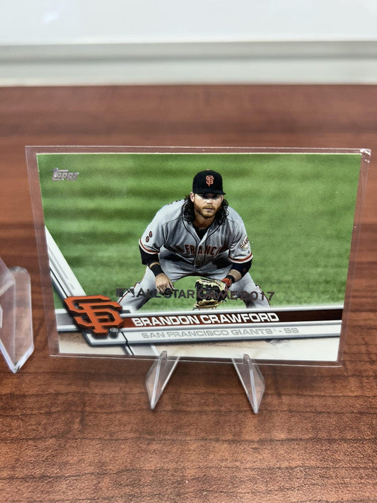 Cheap Sneaks Footwear/Sports Cards Baseball Card Brandon Crawford 2017 Topps Opening Day #168 San Francisco Giants