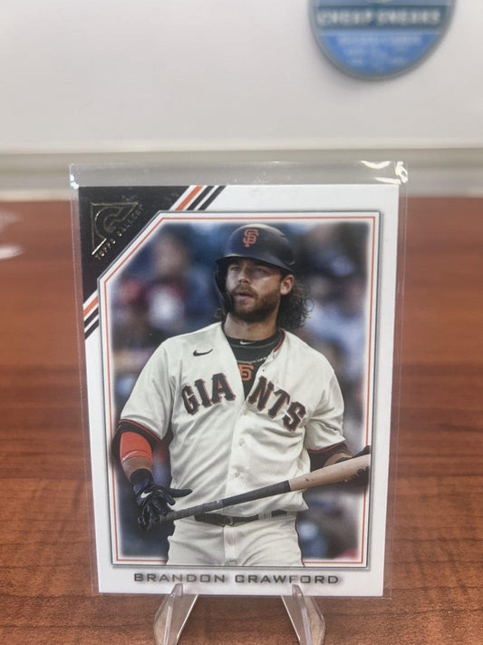 Cheap Sneaks Footwear/Sports Cards Baseball Card Brandon Crawford 2022 Topps Gallery #56 San Francisco Giants
