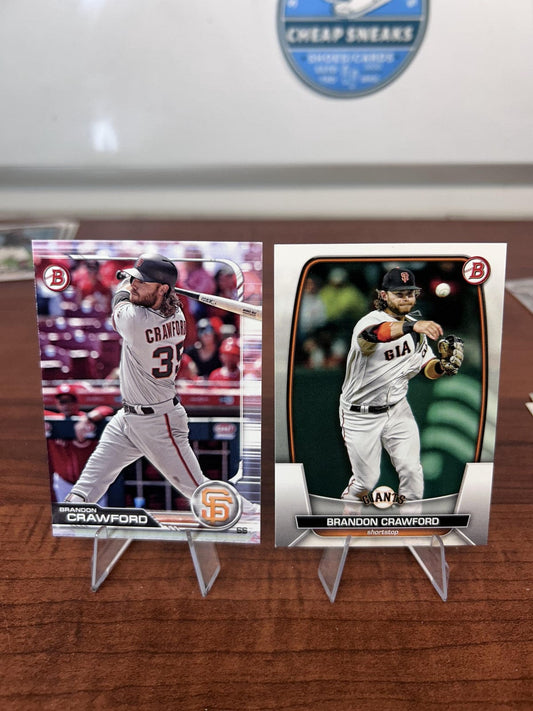 Cheap Sneaks Footwear/Sports Cards Baseball Card Brandon Crawford 2023 Bowman #50 San Francisco Giants