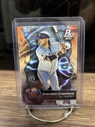 Cheap Sneaks Footwear/Sports Cards Baseball Card Brandon Crawford 2023 Bowman Platinum Ice Foil Parallel San Francisco