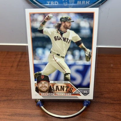 Cheap Sneaks Footwear/Sports Cards Baseball Card Brandon Crawford Lot(2) 2023 Topps Series One #66 X2 San Francisco Gia