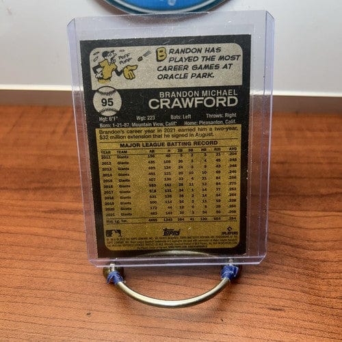 Cheap Sneaks Footwear/Sports Cards Baseball Card Brandon Crawford Lot (3) 2023 Topps Chrome #195+23 Topps #66+22 Herita
