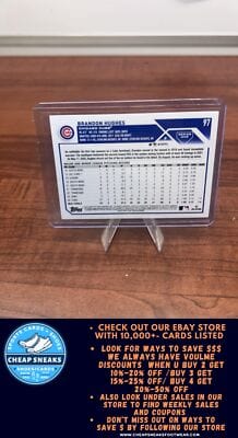 Cheap Sneaks Footwear/Sports Cards Baseball Card Brandon Hughes (RC) 2023 Topps #97 Chicago Cubs