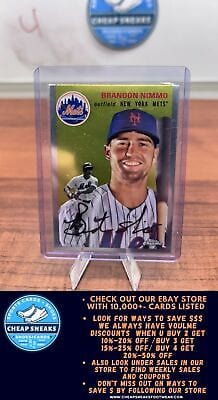 Cheap Sneaks Footwear/Sports Cards Baseball Card Brandon Nimmo 2023 Topps Chrome Platinum Anniversary #382 New York Met