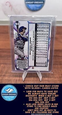 Cheap Sneaks Footwear/Sports Cards Baseball Card Brandon Nimmo 2023 Topps Cosmic Chrome #175 New York Mets