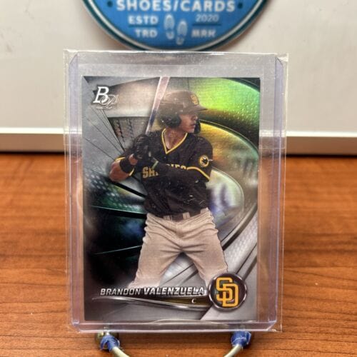 Cheap Sneaks Footwear/Sports Cards Baseball Card Brandon Valenzuela 2022 Bowman Platinum Prospect Card #Top-69 San Dieg