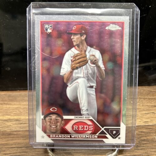 Cheap Sneaks Footwear/Sports Cards Baseball Card Brandon Williamson 2023 Topps Chrome Cincinnati Reds Rookie Baseball C