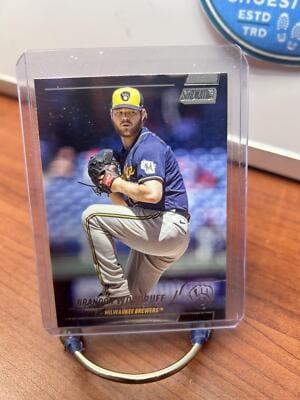 Cheap Sneaks Footwear/Sports Cards Baseball Card Brandon Woodruff 2022 Stadium Club #261 Milwaukee Brewers