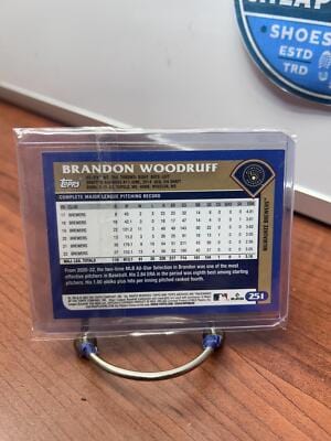 Cheap Sneaks Footwear/Sports Cards Baseball Card Brandon Woodruff 2023 Topps Archives #251 Milwaukee Brewers