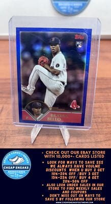 Cheap Sneaks Footwear/Sports Cards Baseball Card Brayan Bello RC 2023 Topps Archives #283 Boston Red Sox