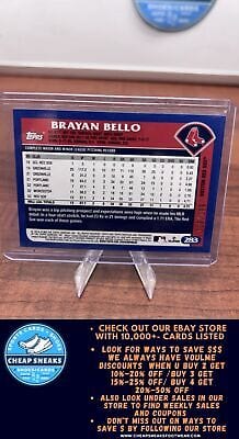 Cheap Sneaks Footwear/Sports Cards Baseball Card Brayan Bello RC 2023 Topps Archives #283 Boston Red Sox