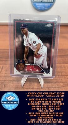Cheap Sneaks Footwear/Sports Cards Baseball Card Brayan Bello (RC) 2023 Topps Chrome #57 Boston Red Sox