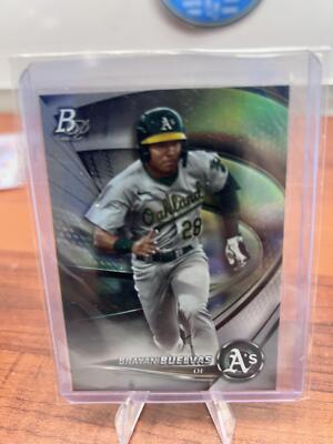 Cheap Sneaks Footwear/Sports Cards Baseball Card Brayan Buelvas 2022 Bowman Platinum Top Prospects #TOP-68 Oakland Athl