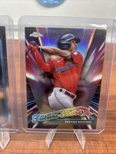 Cheap Sneaks Footwear/Sports Cards Baseball Card Brayan Rocchio 2024 Topps Chrome Future Stars #FS-20, 24 Topps Chorme