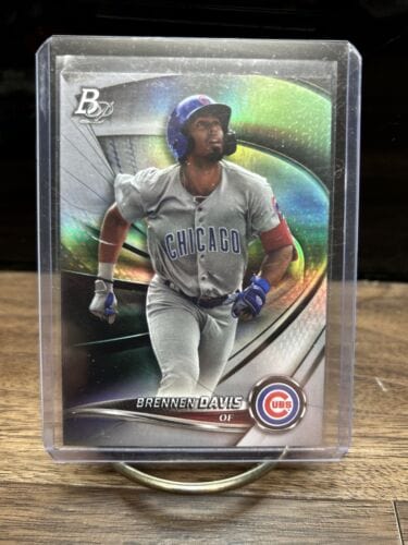 Cheap Sneaks Footwear/Sports Cards Baseball Card Brennen Davis 2022 Bowman Platinum Ice Prospect  #TOP-42  Chicago Cubs