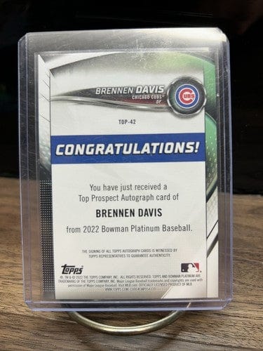 Cheap Sneaks Footwear/Sports Cards Baseball Card BRENNEN DAVIS 2022 Bowman Platinum  #TOP-42 Chicago Cubs - TOP PROSPEC