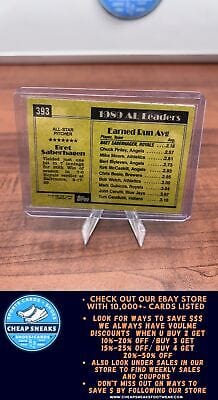 Cheap Sneaks Footwear/Sports Cards Baseball Card Bret Saberhagen 1990 Topps #393 Kansas City Royals