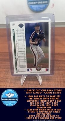 Cheap Sneaks Footwear/Sports Cards Baseball Card Bret Saberhagen 1992 Upper Deck #751 New York Mets