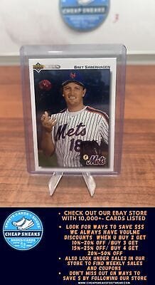Cheap Sneaks Footwear/Sports Cards Baseball Card Bret Saberhagen 1992 Upper Deck #751 New York Mets