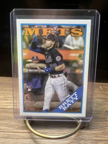 Cheap Sneaks Footwear/Sports Cards Baseball Card Brett Baty 2023 Topps Series 1 1988 Tribute Rookie #T88-96 -NY METS