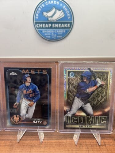 Cheap Sneaks Footwear/Sports Cards Baseball Card Brett Baty New York Mets RC Lot 2023 Topps Chole Cosmic 23 Bowman Ioni
