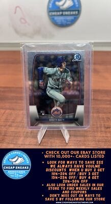 Cheap Sneaks Footwear/Sports Cards Baseball Card Brett Baty RC 2023 Bowman Chrome #15 New York Mets
