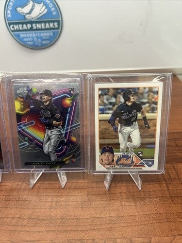 Cheap Sneaks Footwear/Sports Cards Baseball Card Brett Baty RC New York Mets 5 Card Lot