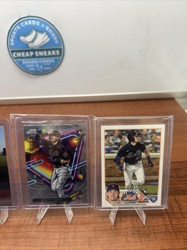 Cheap Sneaks Footwear/Sports Cards Baseball Card Brett Baty RC New York Mets 5 Card Lot