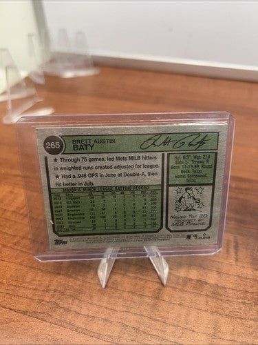 Cheap Sneaks Footwear/Sports Cards Baseball Card Brett Baty RC New York Mets 5 Card Lot