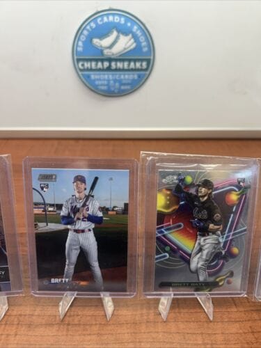 Cheap Sneaks Footwear/Sports Cards Baseball Card Brett Baty RC New York Mets 5 Card Lot